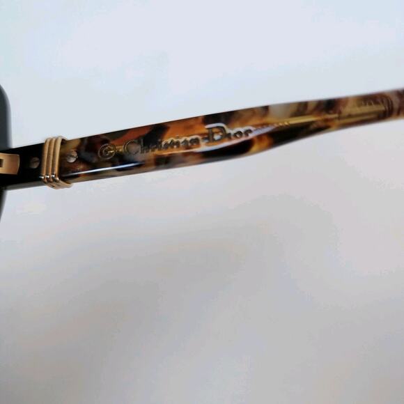 Christian Dior Chicago 1 Womens Sunglasses Square Brown Frames Designer READ - Picture 7 of 7